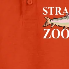 Straight Zooted Fish Dry Zone Grid Performance Polo