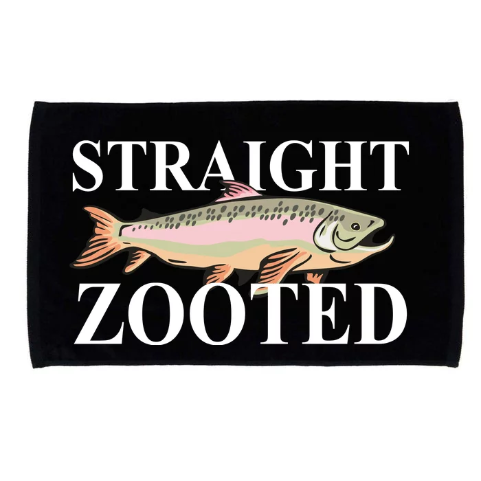 Straight Zooted Fish Microfiber Hand Towel