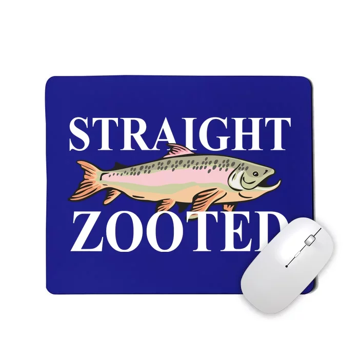 Straight Zooted Fish Mousepad