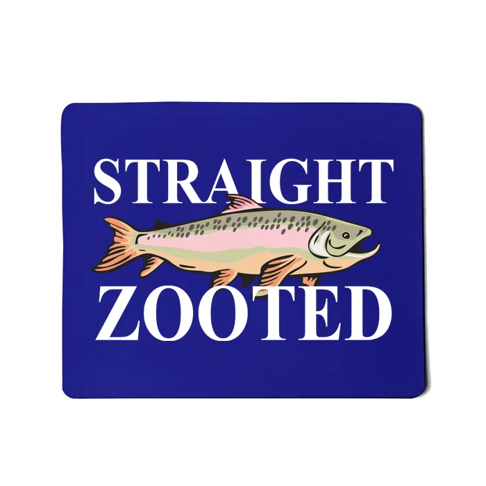 Straight Zooted Fish Mousepad