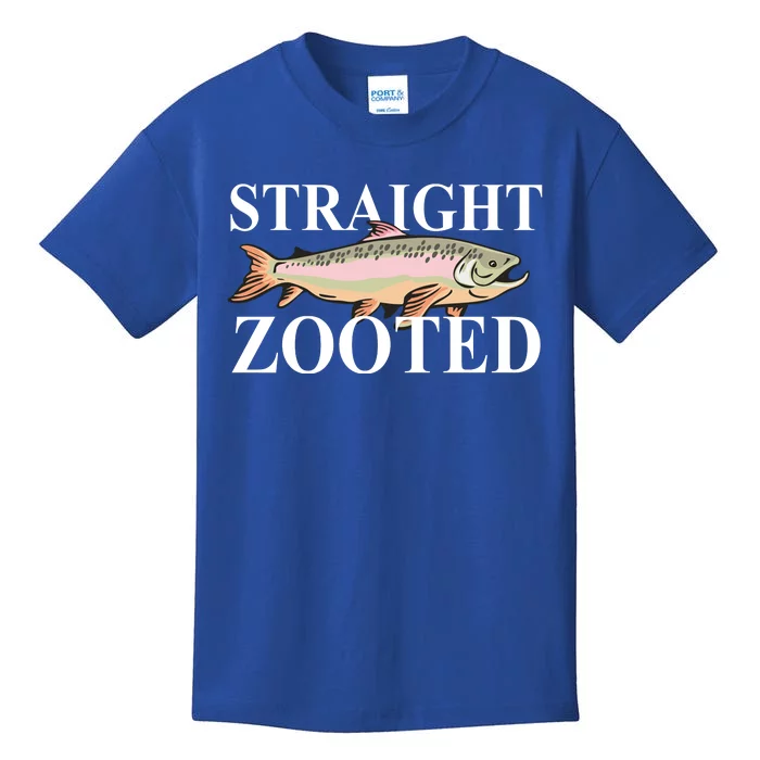 Straight Zooted Fish Kids T-Shirt