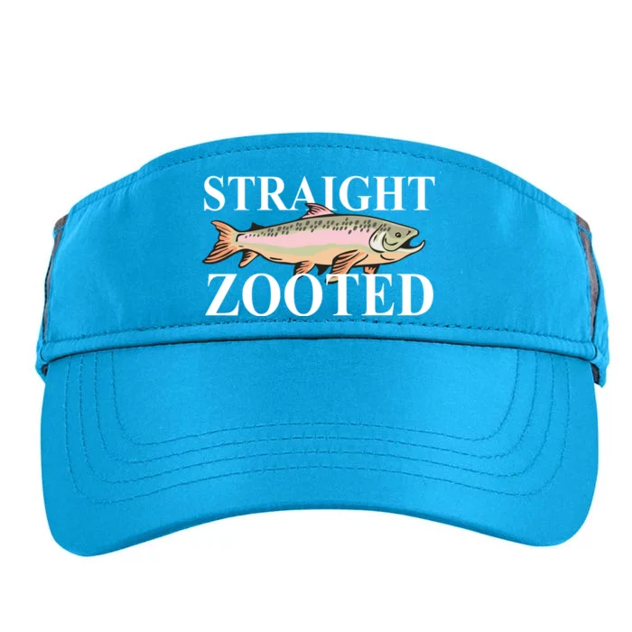 Straight Zooted Fish Adult Drive Performance Visor