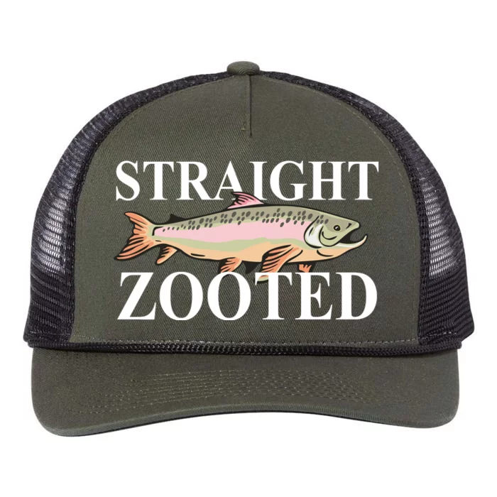 Straight Zooted Fish Retro Rope Trucker Hat Cap