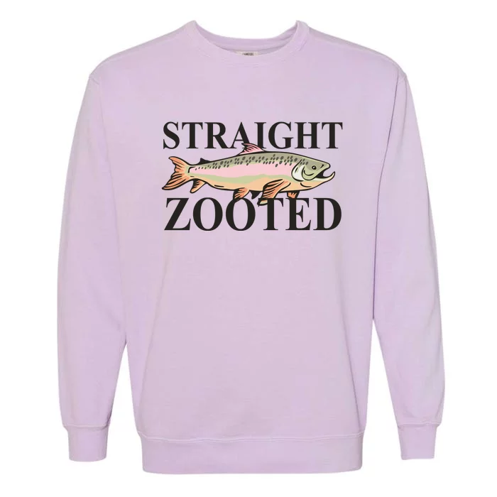 Straight Zooted Fish Garment-Dyed Sweatshirt