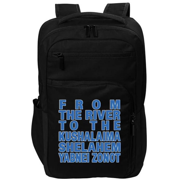 Sexuali Zionism From The River To The Kushalaima Shelahem Yabnei Zonot Impact Tech Backpack