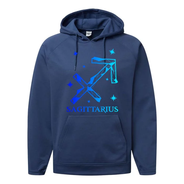 Sagittarius Zodiac Gift Performance Fleece Hoodie