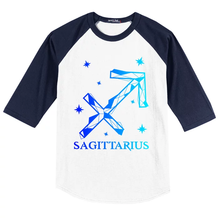 Sagittarius Zodiac Gift Baseball Sleeve Shirt