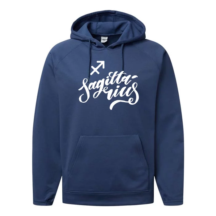 Sagittarius Zodiac Gift Performance Fleece Hoodie