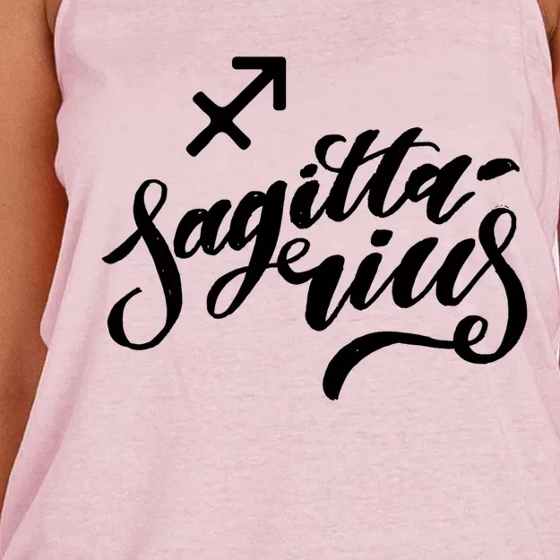 Sagittarius Zodiac Gift Women's Knotted Racerback Tank