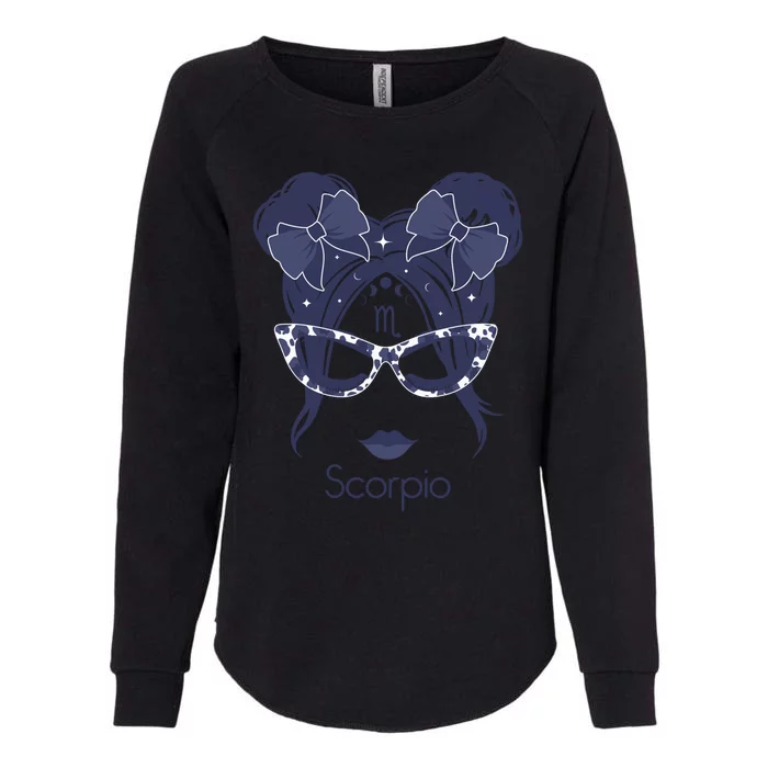 Scorpio Zodiac Gift Womens California Wash Sweatshirt