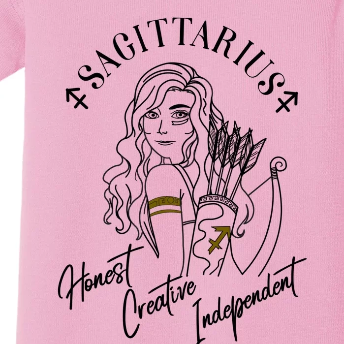 Sagittarius Zodiac Gift For Sagittarius Traits Meaningful Gift Baby Bodysuit