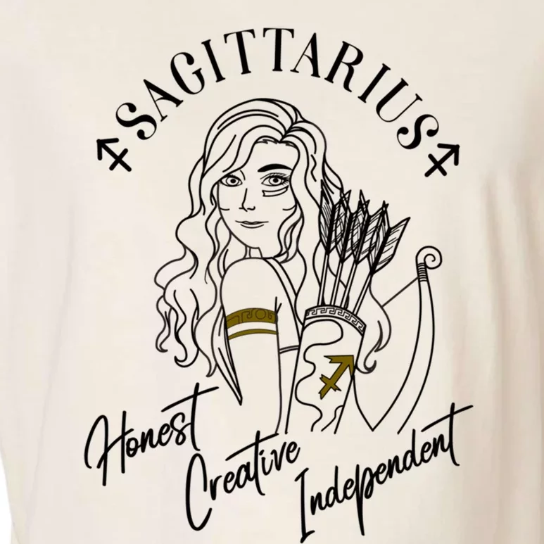 Sagittarius Zodiac Gift For Sagittarius Traits Funny Gift Garment-Dyed Women's Muscle Tee