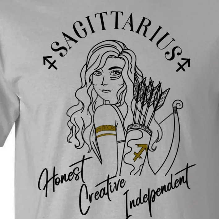 Sagittarius Zodiac Gift For Sagittarius Traits Funny Gift Tall T-Shirt