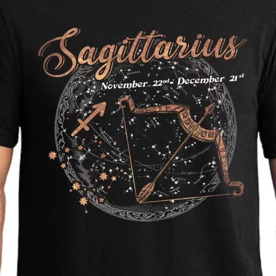 Sagittarius Zodiac Horoscope Zodiac Astrology Birthday Gift Cool Gift Pajama Set