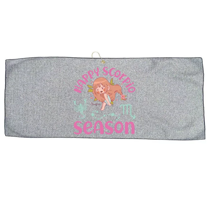 Scorpio Zodiac: Happy Scorpio Season Gift Large Microfiber Waffle Golf Towel