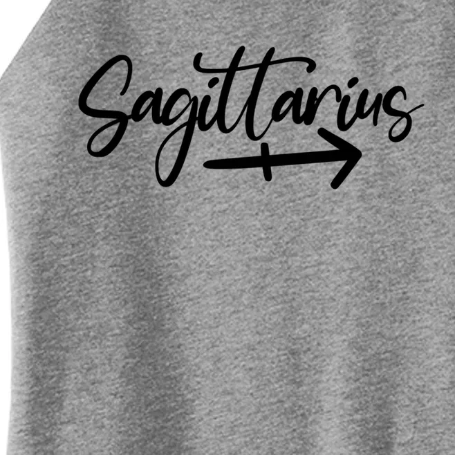 Sagittarius Zodiac Horoscope Astrology Birthday Cute Gift Women’s Perfect Tri Rocker Tank