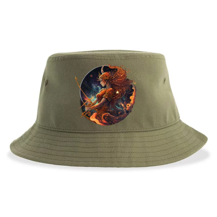 Sagittarius Zodiac Horoscope Sagittarius Astrological Sign Great Gift Sustainable Bucket Hat