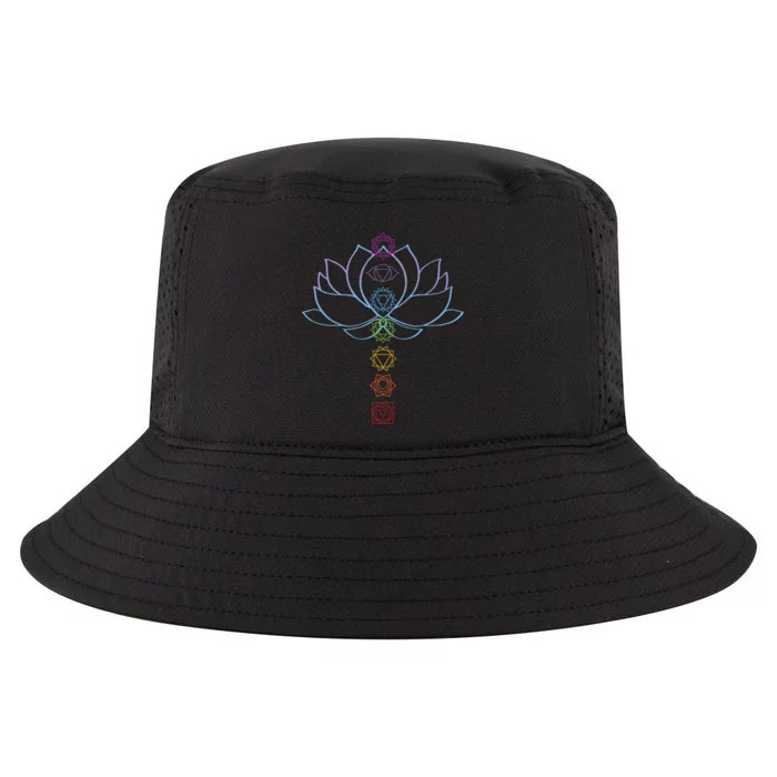 Spiritual Zen Lotus Flower Chakras Aligned Yoga Cool Comfort Performance Bucket Hat