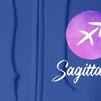 Sagittarius Zodiac Meaningful Gift Full Zip Hoodie