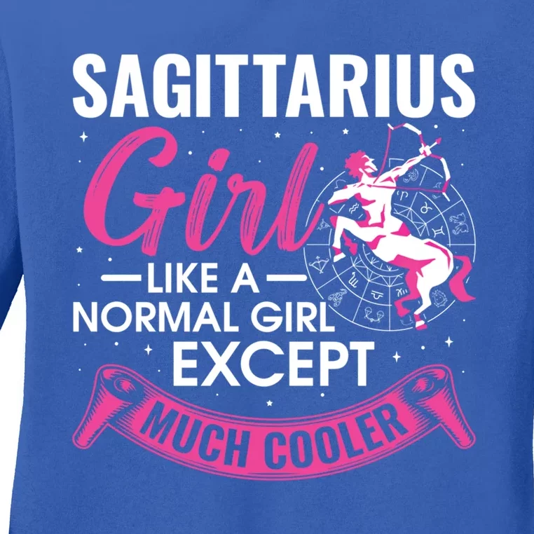 Sagittarius Zodiac Sign Astrology Horoscope Sagittarius Funny Gift Ladies Long Sleeve Shirt