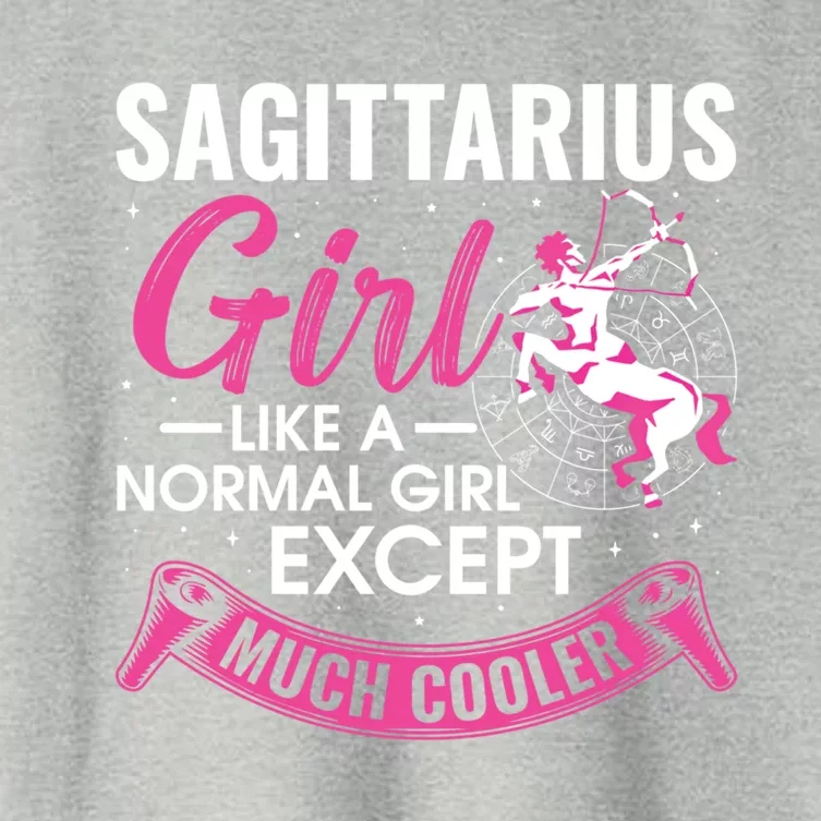 Sagittarius Zodiac Sign Astrology Horoscope Sagittarius Funny Gift Women's Crop Top Tee