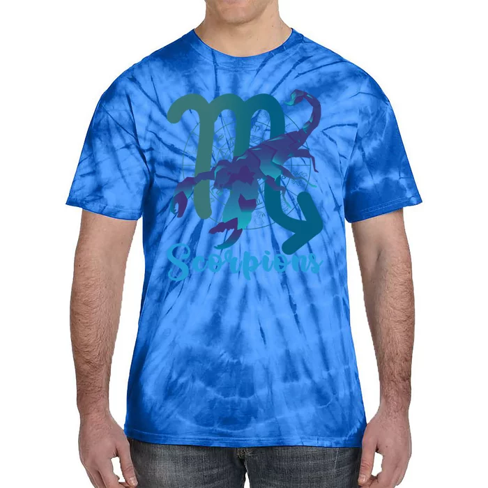 Scorpio Zodiac Sign Gift Tie-Dye T-Shirt