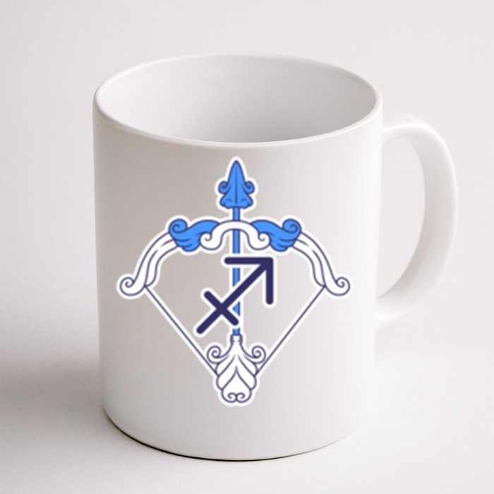 Sagittarius Zodiac Sign Archery Horoscope Gift Front & Back Coffee Mug