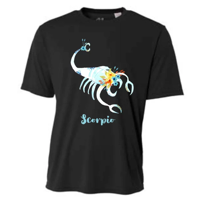 Scorpio Zodiac Sign Gift Cooling Performance Crew T-Shirt