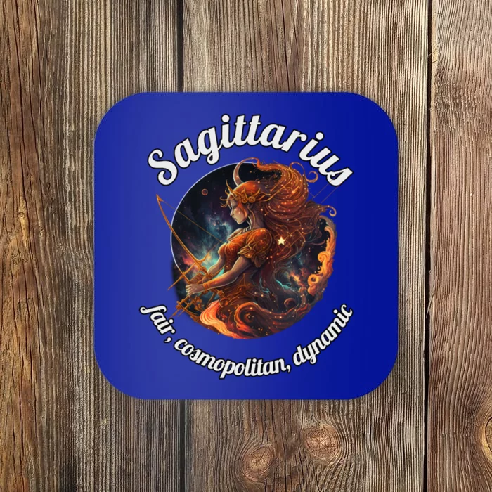 Sagittarius Zodiac Sign Astronomy Gift Coaster