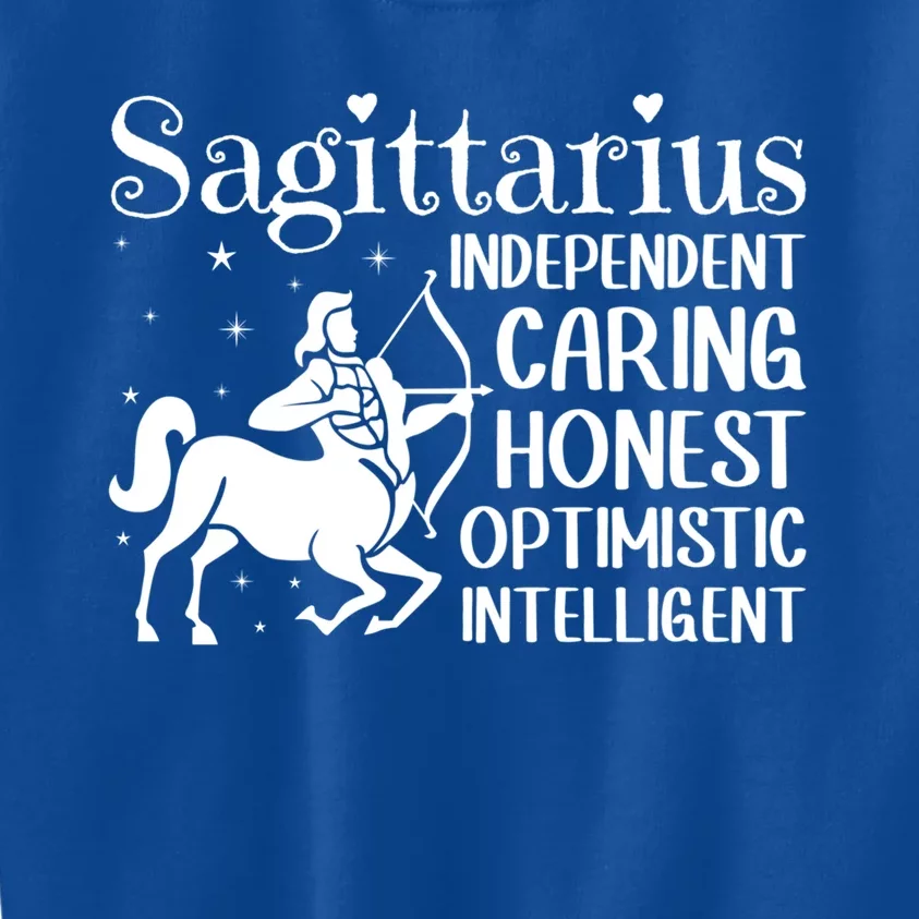 Sagittarius Zodiac Sign Astrology Horoscope Sagittarius Great Gift Kids Sweatshirt