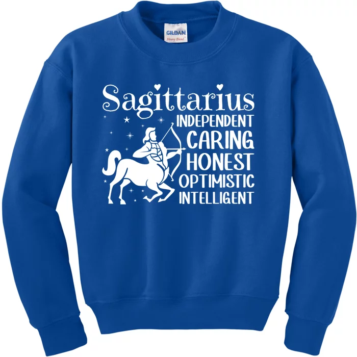 Sagittarius Zodiac Sign Astrology Horoscope Sagittarius Great Gift Kids Sweatshirt