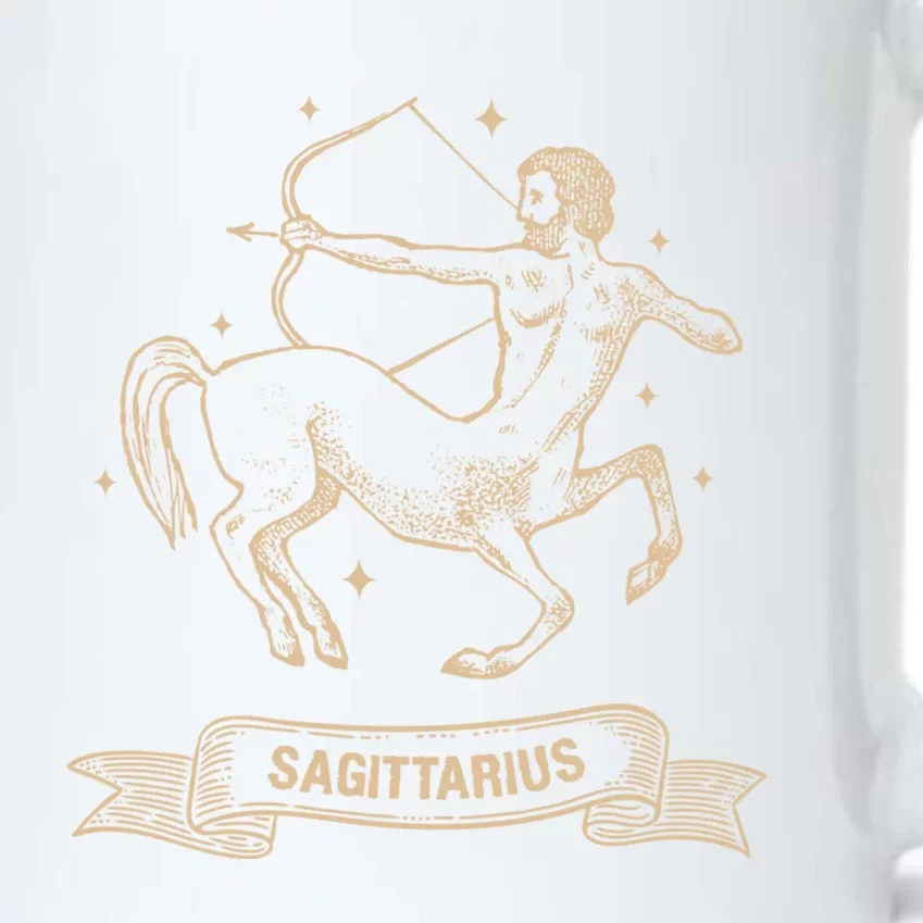 Sagittarius Zodiac Sign Constellation Gift Cute Gift Black Color Changing Mug