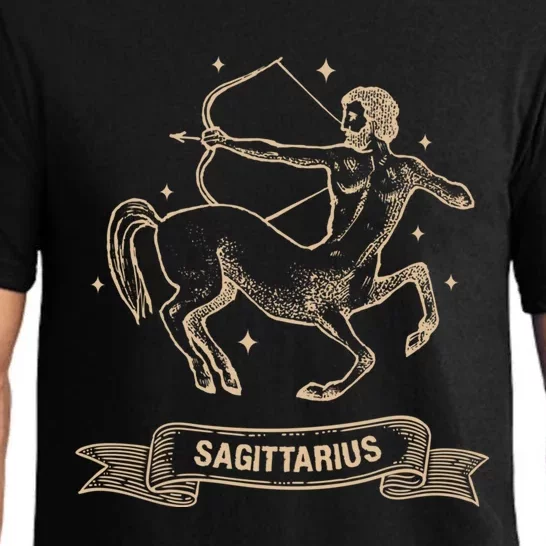 Sagittarius Zodiac Sign Constellation Gift Cute Gift Pajama Set