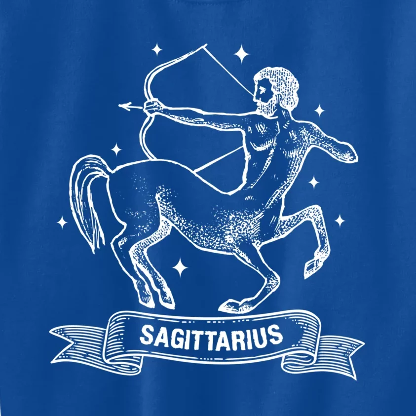 Sagittarius Zodiac Sign Constellation Gift Gift Kids Sweatshirt