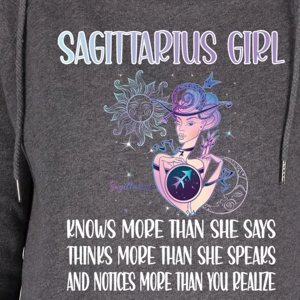 Sagittarius Zodiac Sign Sagittarius Horoscope Astrology Gift Womens Funnel Neck Pullover Hood