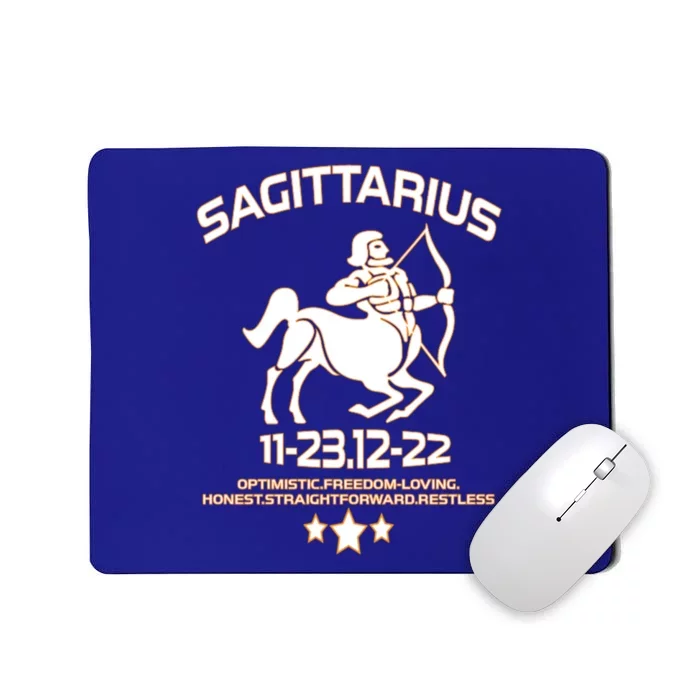 Sagittarius Zodiac Sign Gift Meaningful Gift Mousepad