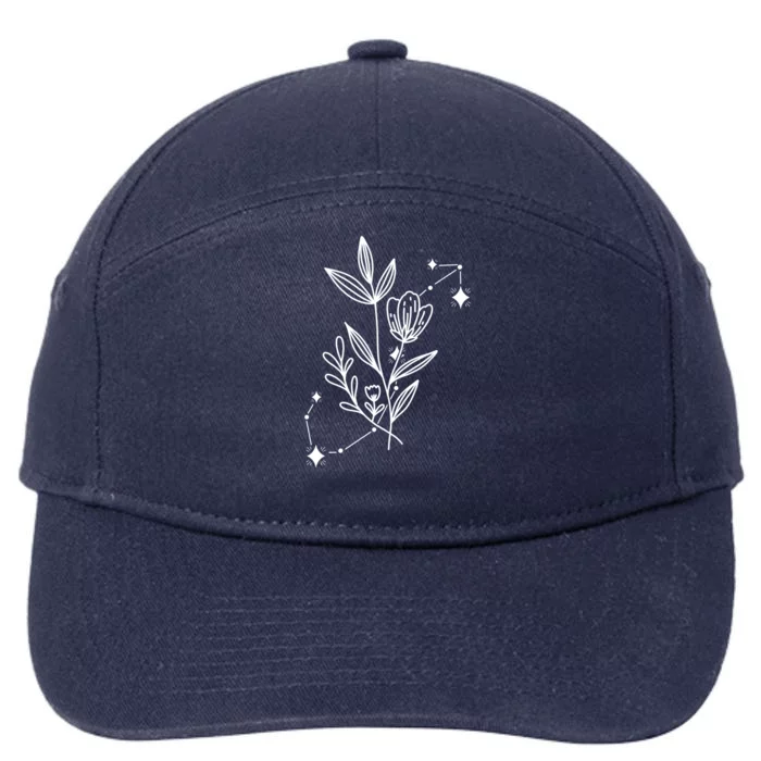 Scorpio Zodiac Sign Constellation Astronomy Gift 7-Panel Snapback Hat