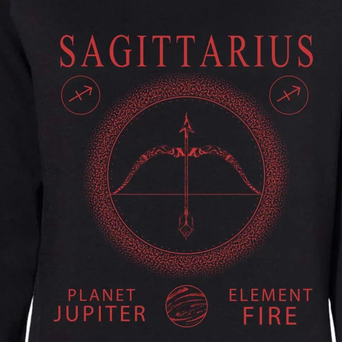 Sagittarius Zodiac Sign Gift Womens California Wash Sweatshirt