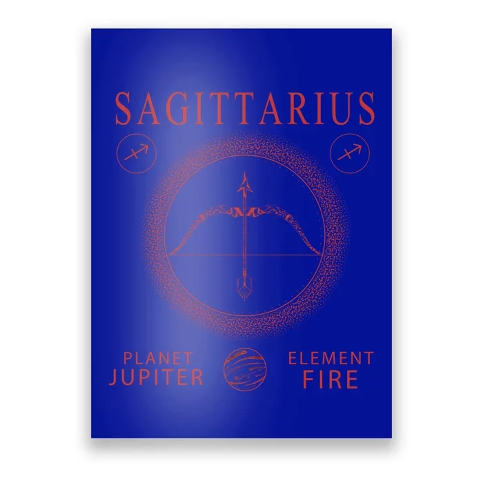 Sagittarius Zodiac Sign Gift Poster