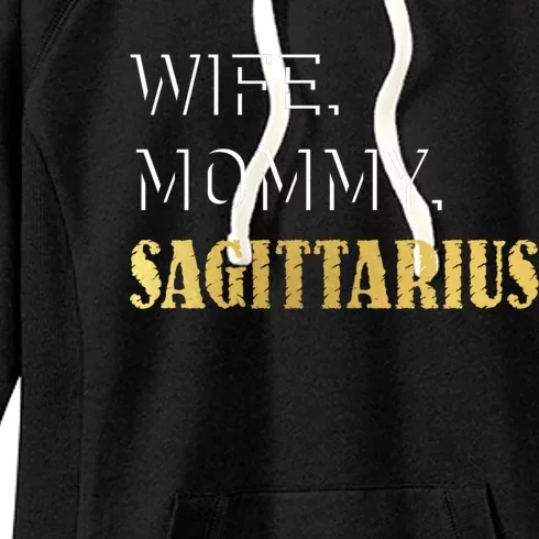 Sagittarius Zodiac Sign Funny Gift Women's Fleece Hoodie