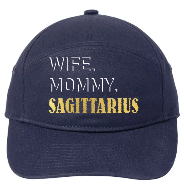 Sagittarius Zodiac Sign Funny Gift 7-Panel Snapback Hat