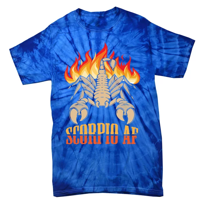 Scorpio Zodiac Sign Horoscope Astrology Gift Tie-Dye T-Shirt