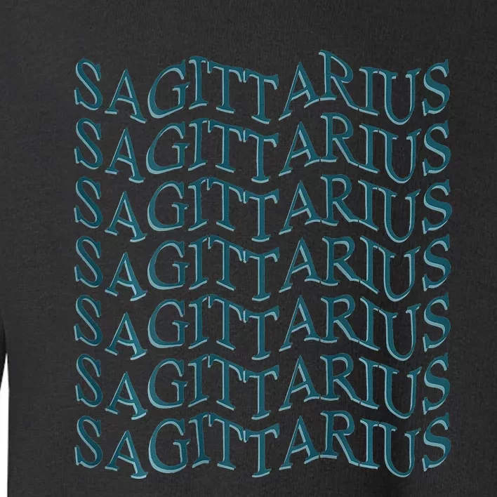 Sagittarius Zodiac Sign Astrology Moonlight Press Toddler Sweatshirt