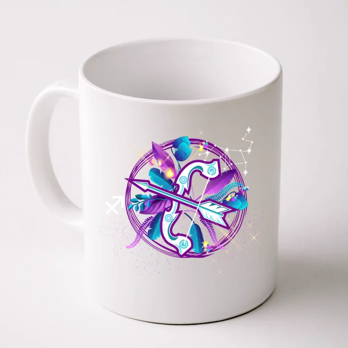 Sagittarius Zodiac Sign Symbol Astrology Birthday Month Gift Front & Back Coffee Mug