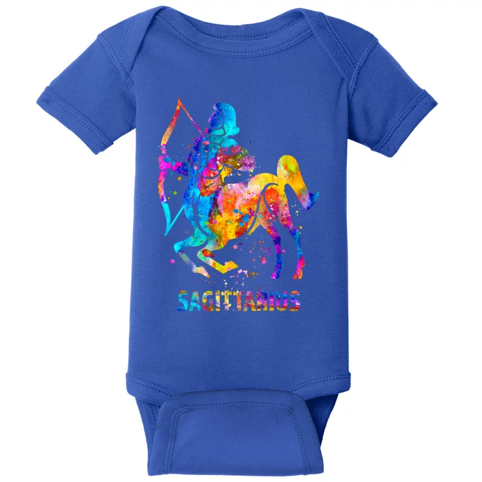 Sagittarius Zodiac Sign Cute Gift Baby Bodysuit