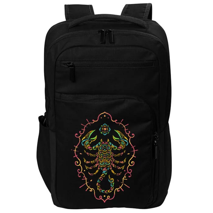 Scorpio Zodiac Sign Gift Impact Tech Backpack