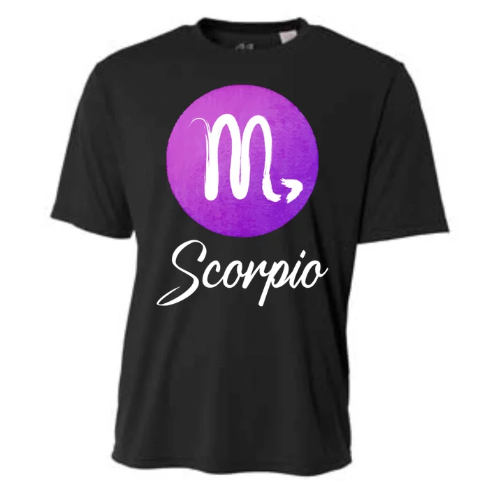 Scorpio Zodiac Sign Gift Cooling Performance Crew T-Shirt