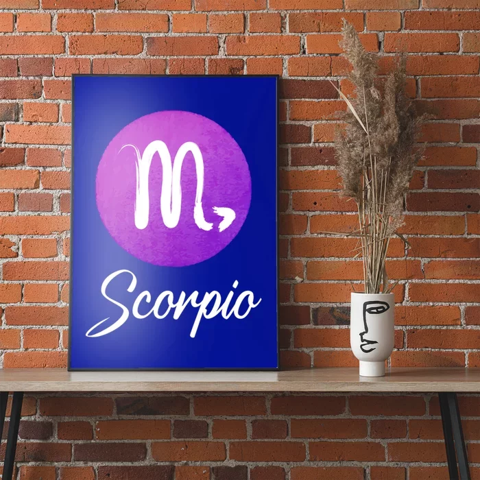 Scorpio Zodiac Sign Gift Poster