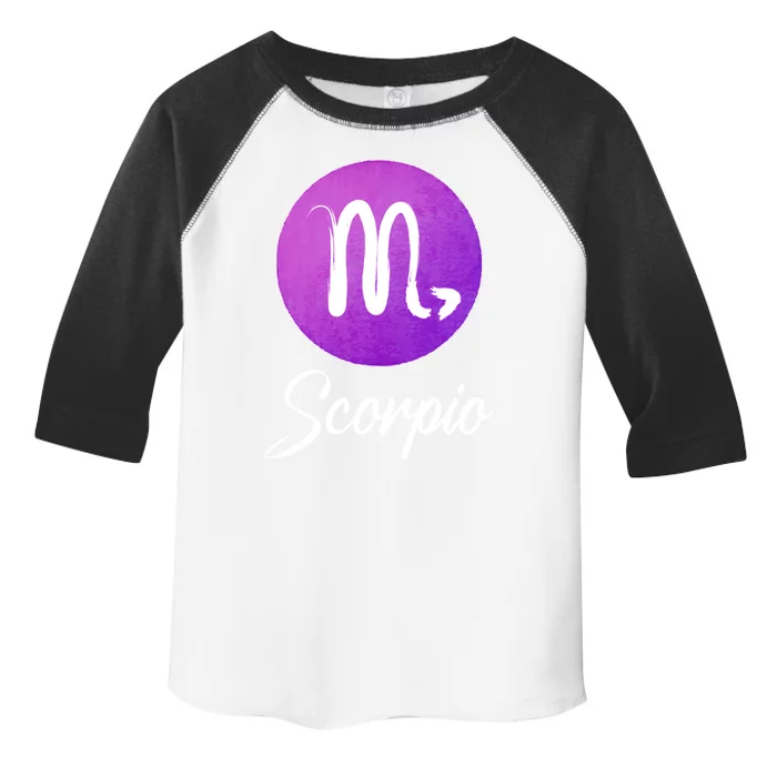 Scorpio Zodiac Sign Gift Toddler Fine Jersey T-Shirt