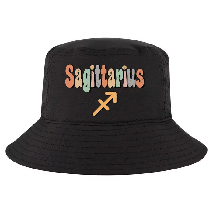 Sagittarius Zodiac Sign Astrology Retro Birthday Sagittarius Cool Comfort Performance Bucket Hat